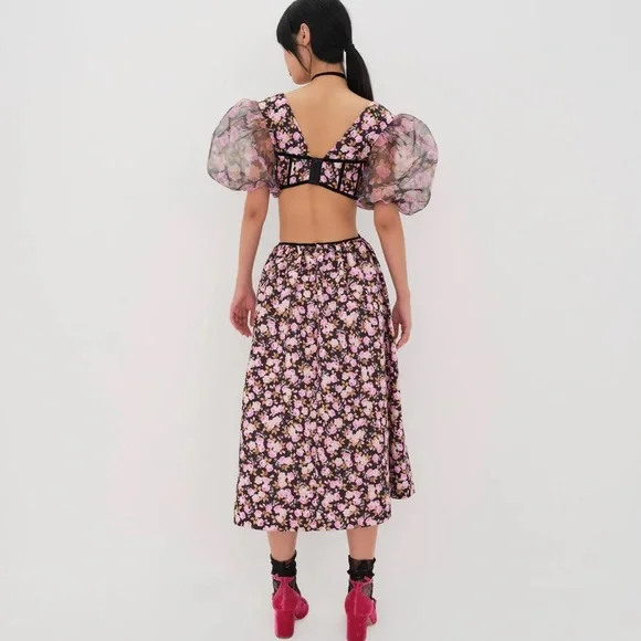 FOR LOVE AND LEMONS MADISON MIDI DRESS - Picture 3 of 5